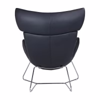 Emola Stoel in Italiaans leder : Moderne fauteuil in eersteklas design