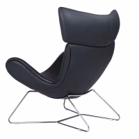Emola Stoel in Italiaans leder : Moderne fauteuil in eersteklas design