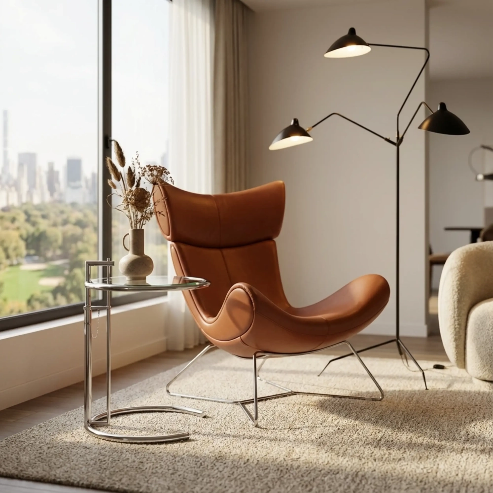 Lampa Mouille 3 huvuden | Golvlampa design Serge Mouille