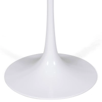 Inspiration Side Table Tulip Side Carrara Marble Ø50 cm | Mobelarium