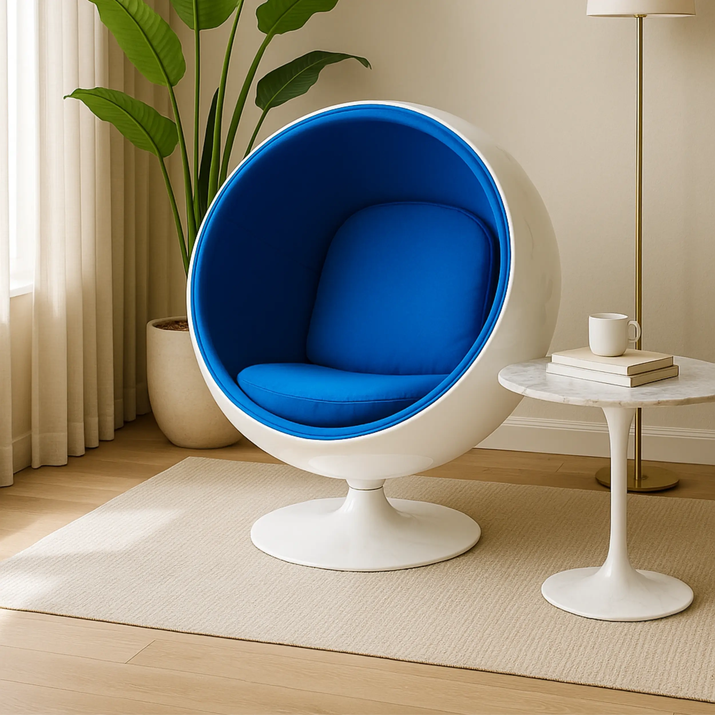Replica Ball Chair aus Kaschmir - Moderne Sessel - Designmöbel