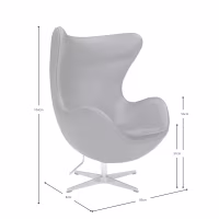 Inspiratie uit de Egg Chair - Premium moderne fauteuil - Design meubelen