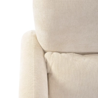 Minimalistischer gepolsterter Sessel Bristol, gepolstert mit hochdichtem Schaumstoff