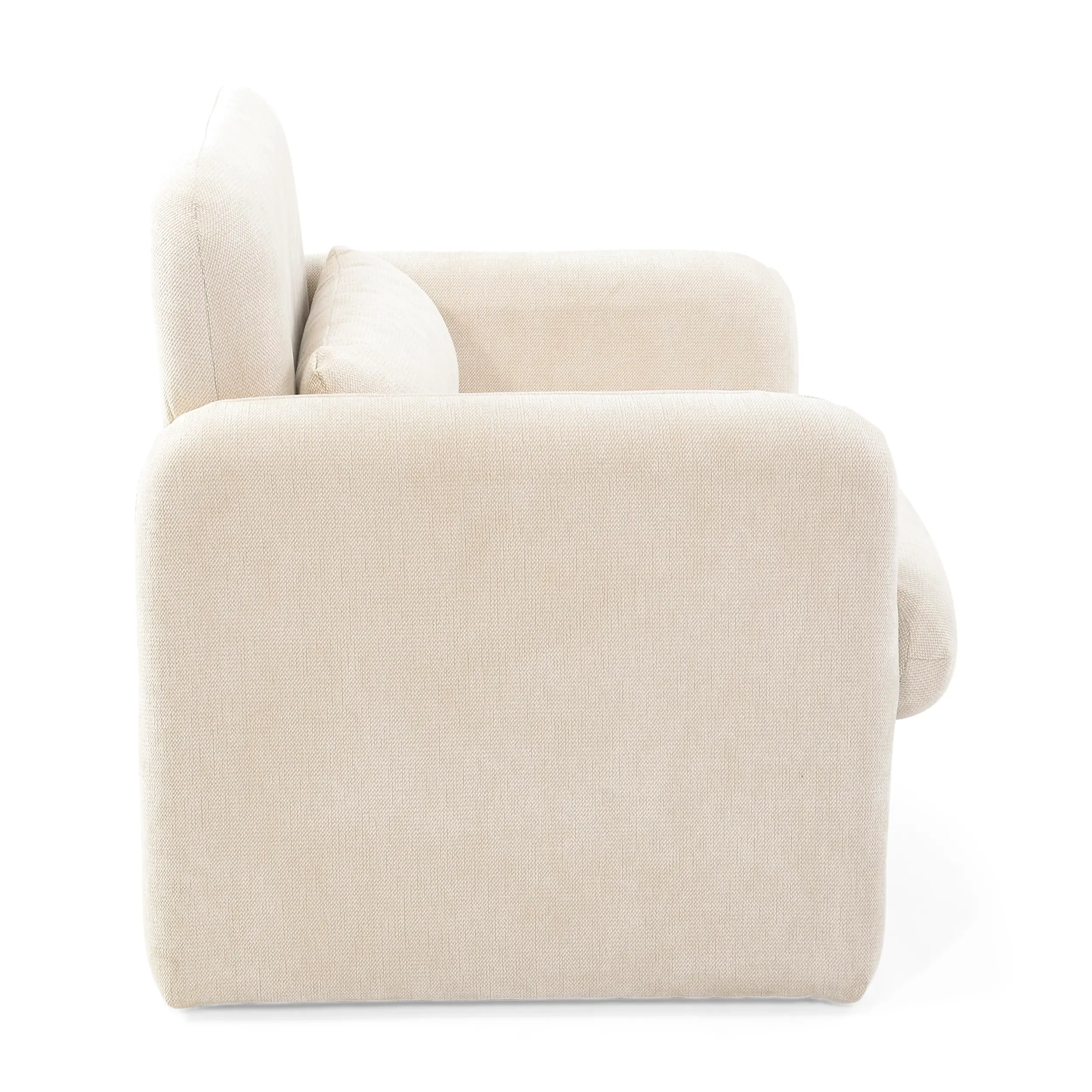 Bristol minimalistische gestoffeerde fauteuil bekleed met schuim met hoge dichtheid