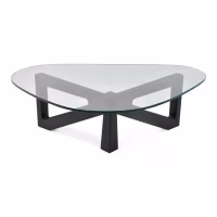 Design salontafel van gehard glas - Nodda