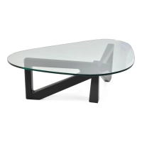 Designový konferenční stolek z tvrzeného skla - Nodda