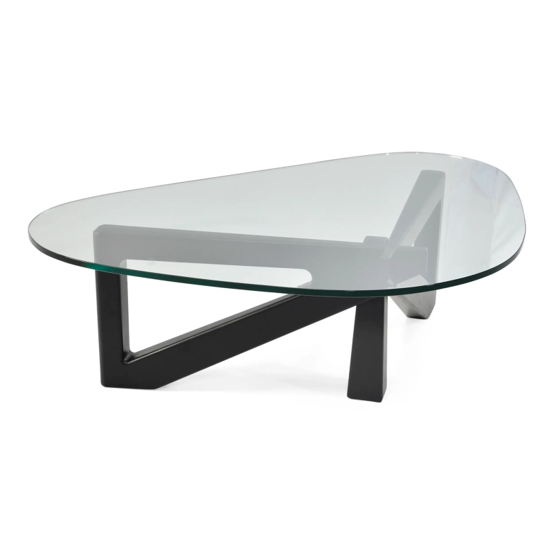 Designat soffbord i härdat glas - Nodda