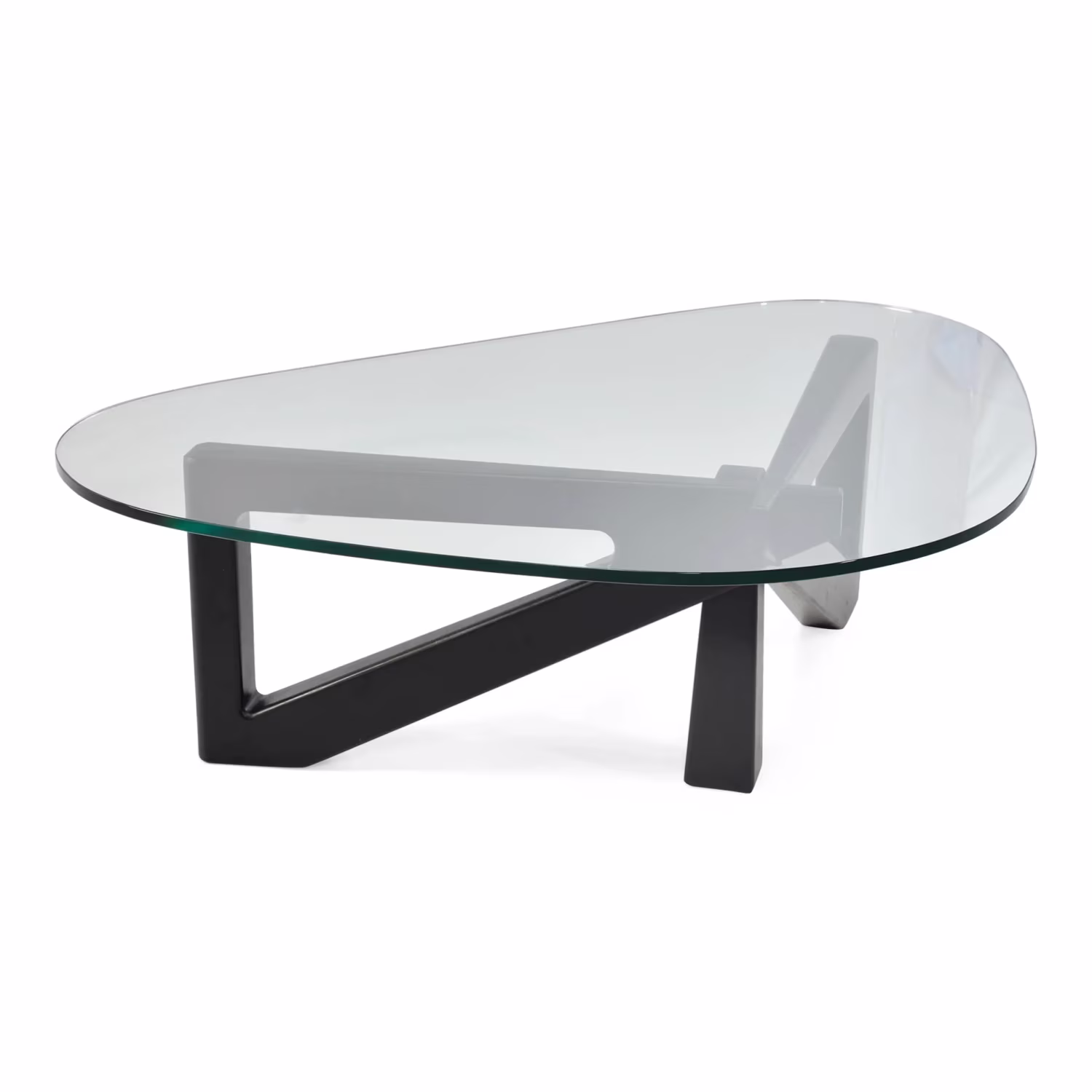 Designer Couchtisch aus gehärtetem Glas - Nodda