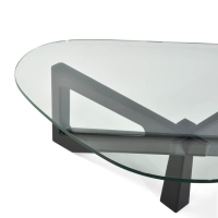 Table basse design en verre trempé - Nodda