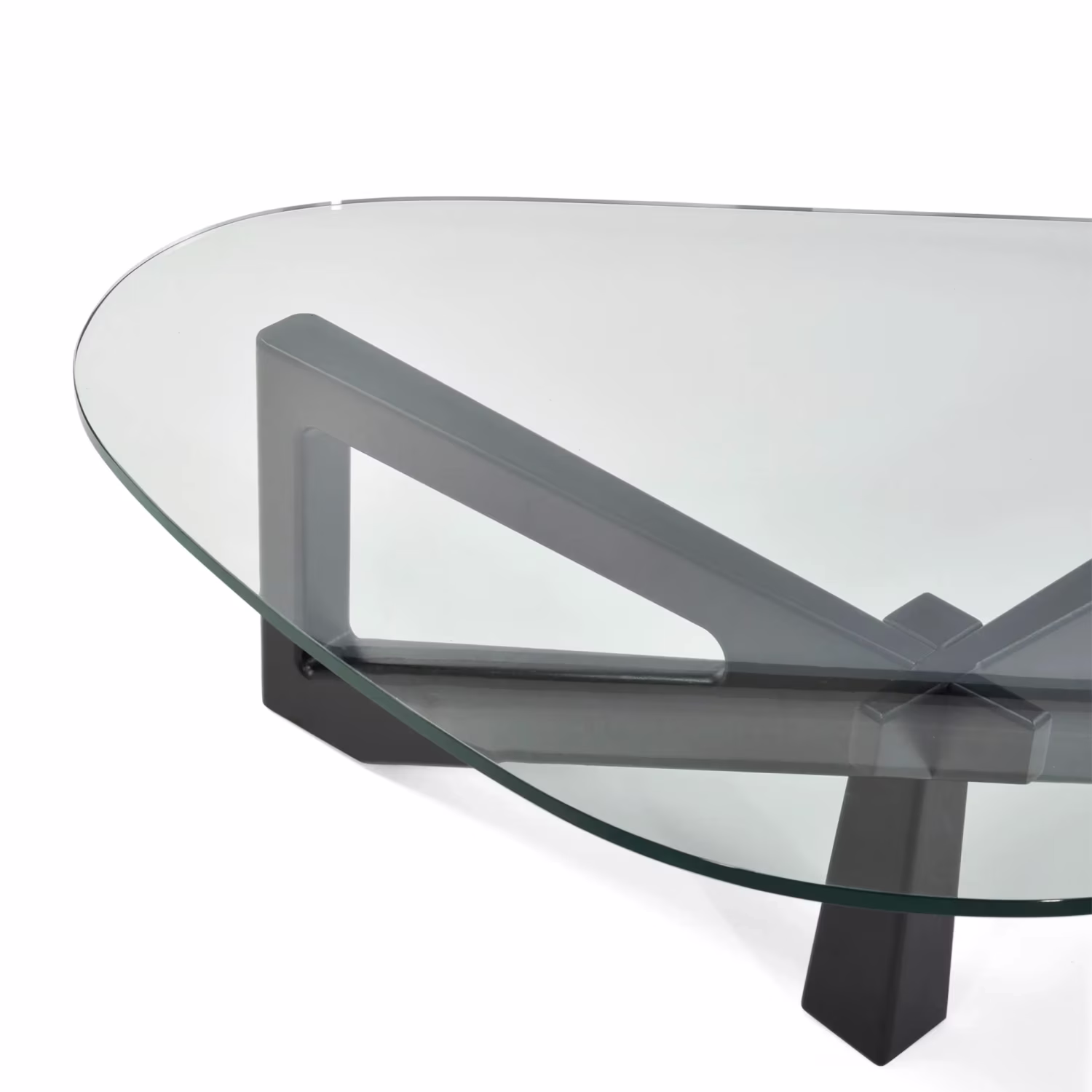 Designat soffbord i härdat glas - Nodda