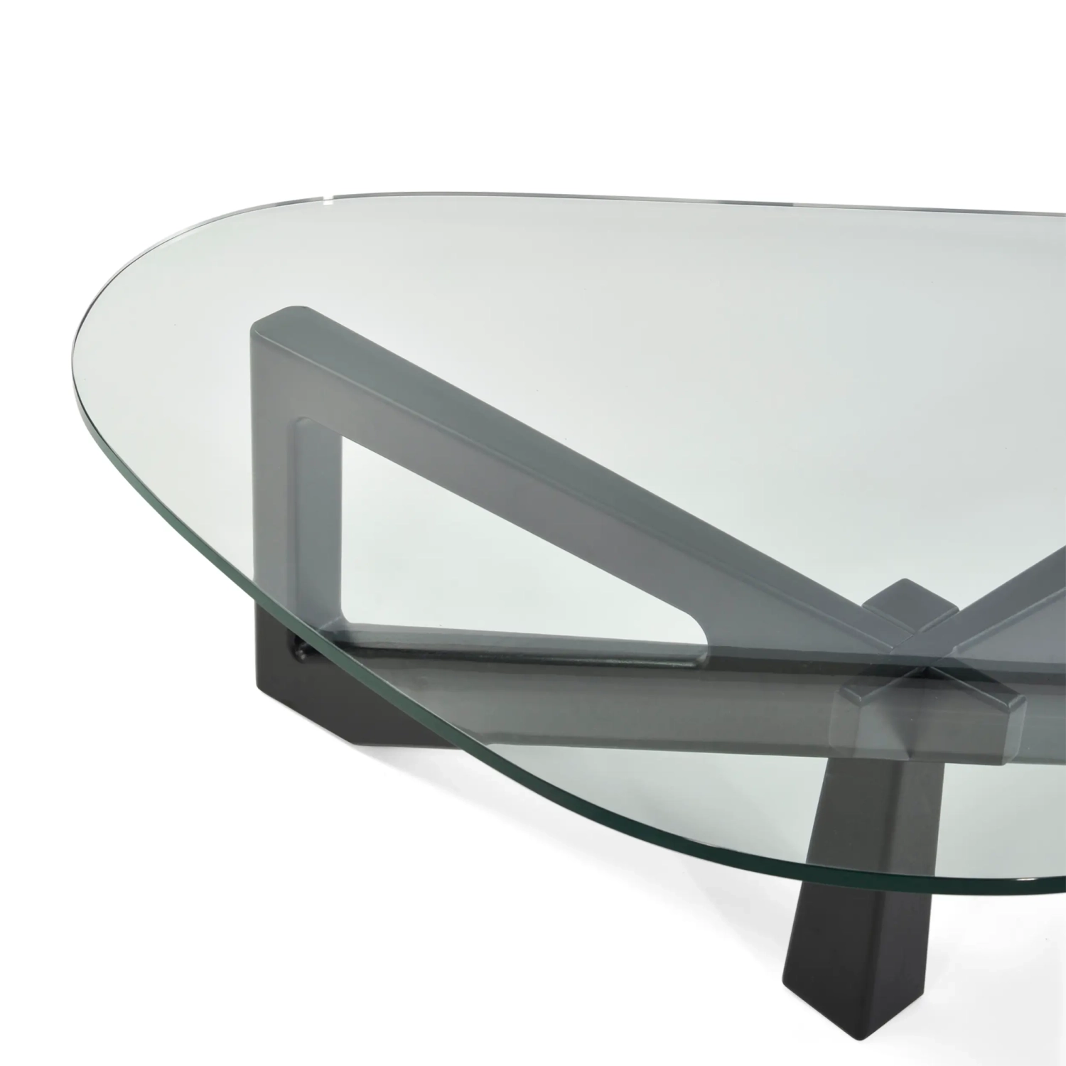 Table basse design en verre trempé - Nodda