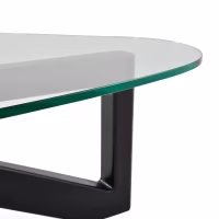 Designer Couchtisch aus gehärtetem Glas - Nodda