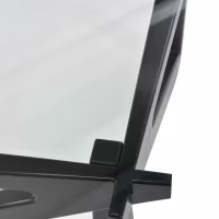 Designerski stolik kawowy z hartowanego szkła - Nodda