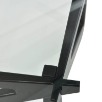 Tavolino di design in vetro temperato - Nodda