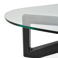 Designat soffbord i härdat glas - Nodda