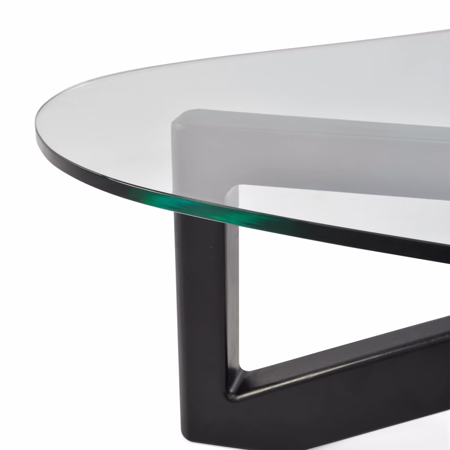Designer Couchtisch aus gehärtetem Glas - Nodda
