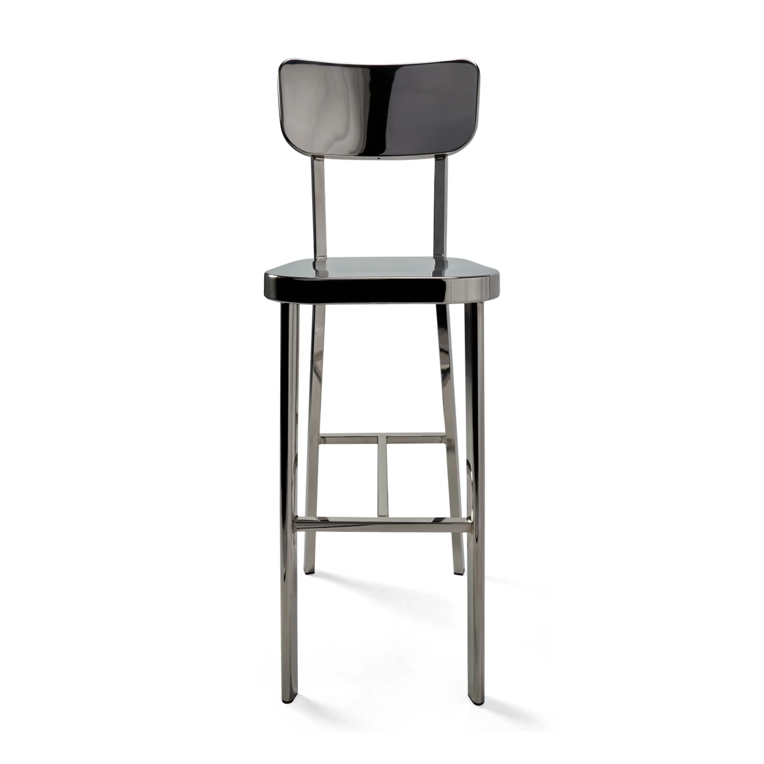 Tabouret acier inoxydable chromé haut - Delawere