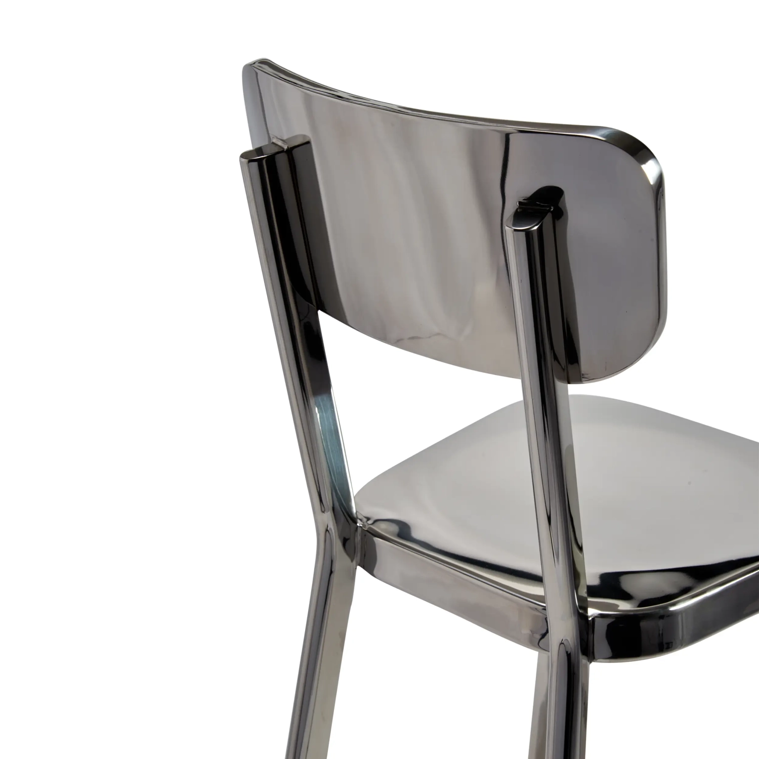 Hocker edelstahl verchromt hoch - Delawere