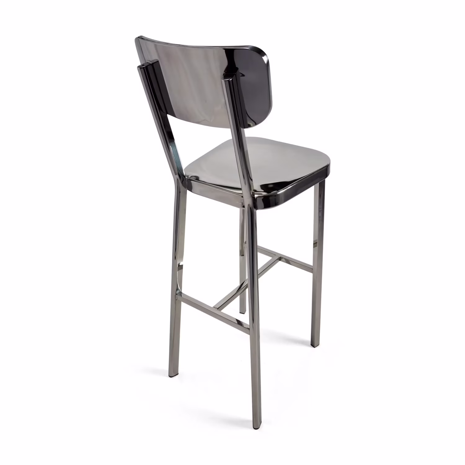 Hocker edelstahl verchromt hoch - Delawere