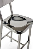 Stool stainless steel chrome-plated high - Delawere
