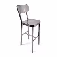 Hocker edelstahl verchromt hoch - Delawere