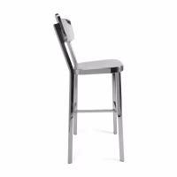 Hocker edelstahl verchromt hoch - Delawere