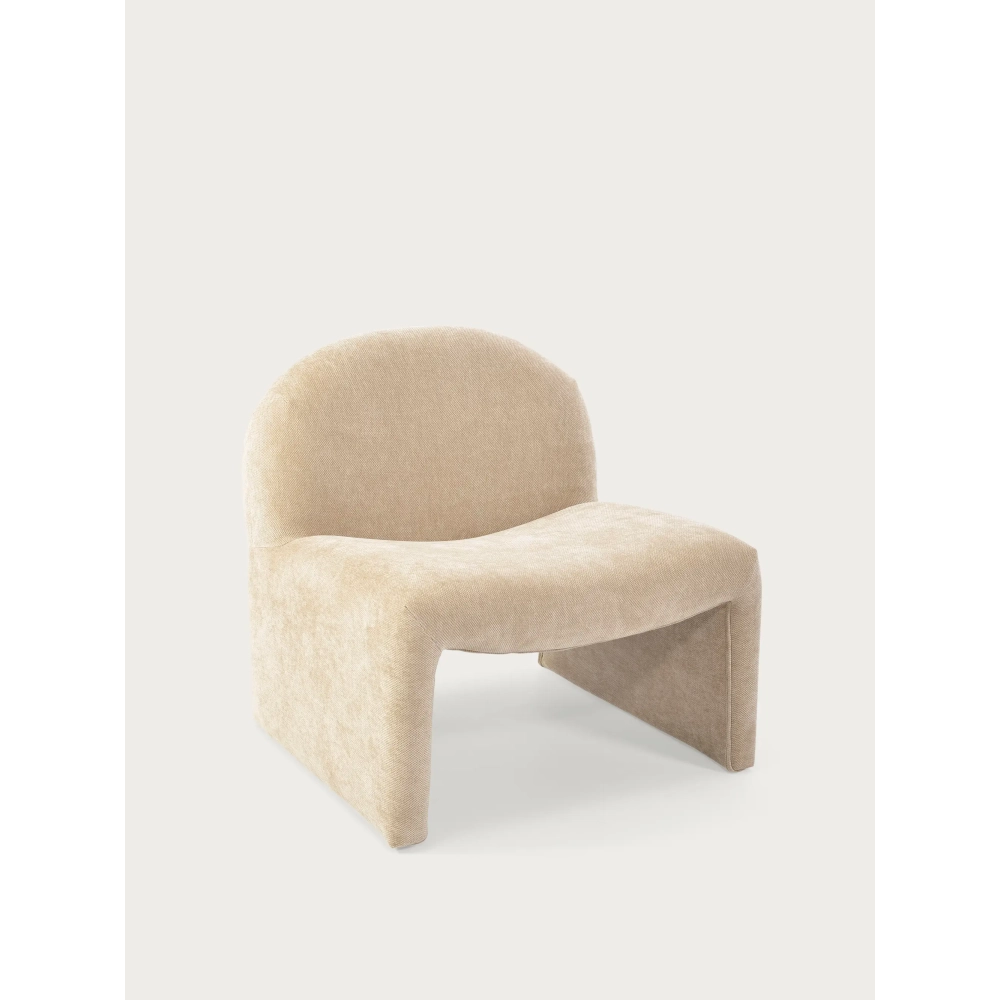 Pehmustettu design nojatuoli Basel, minimalistinen ja mukava tyyli