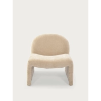Designerski fotel tapicerowany Basel, minimalistyczny i wygodny styl