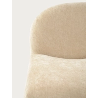 Gestoffeerde design fauteuil Basel, minimalistische en comfortabele stijl