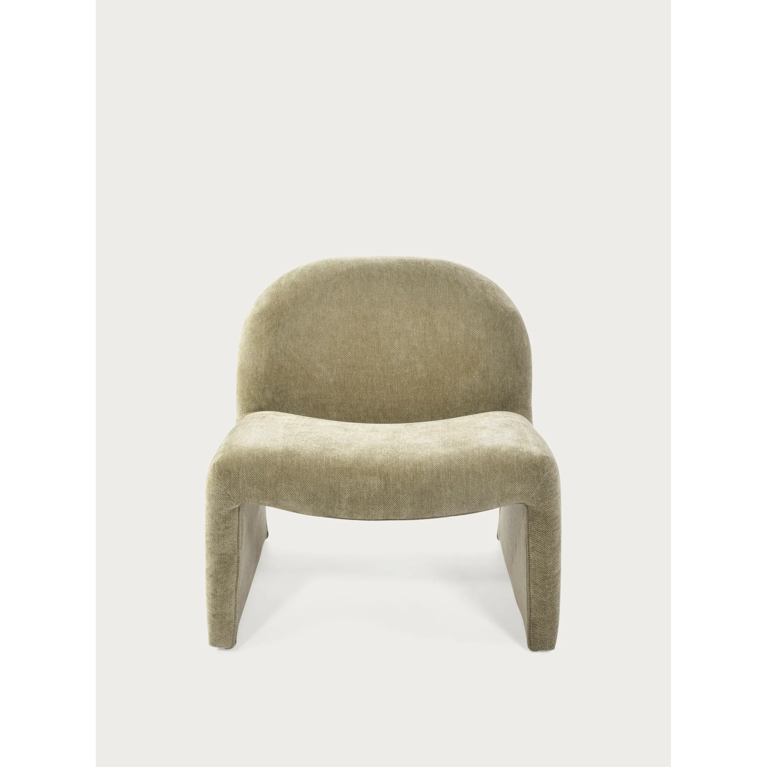 Gestoffeerde design fauteuil Basel, minimalistische en comfortabele stijl
