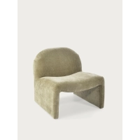 Möblerad designfåtölj Basel, minimalistisk och bekväm stil