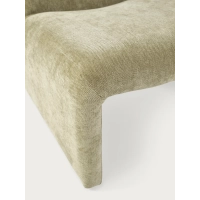 Gestoffeerde design fauteuil Basel, minimalistische en comfortabele stijl