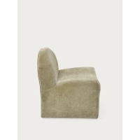 Pehmustettu design nojatuoli Basel, minimalistinen ja mukava tyyli