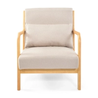 Fauteuil scandinavisch met lendenkussen - Colmar