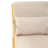 Fauteuil scandinavisch met lendenkussen - Colmar