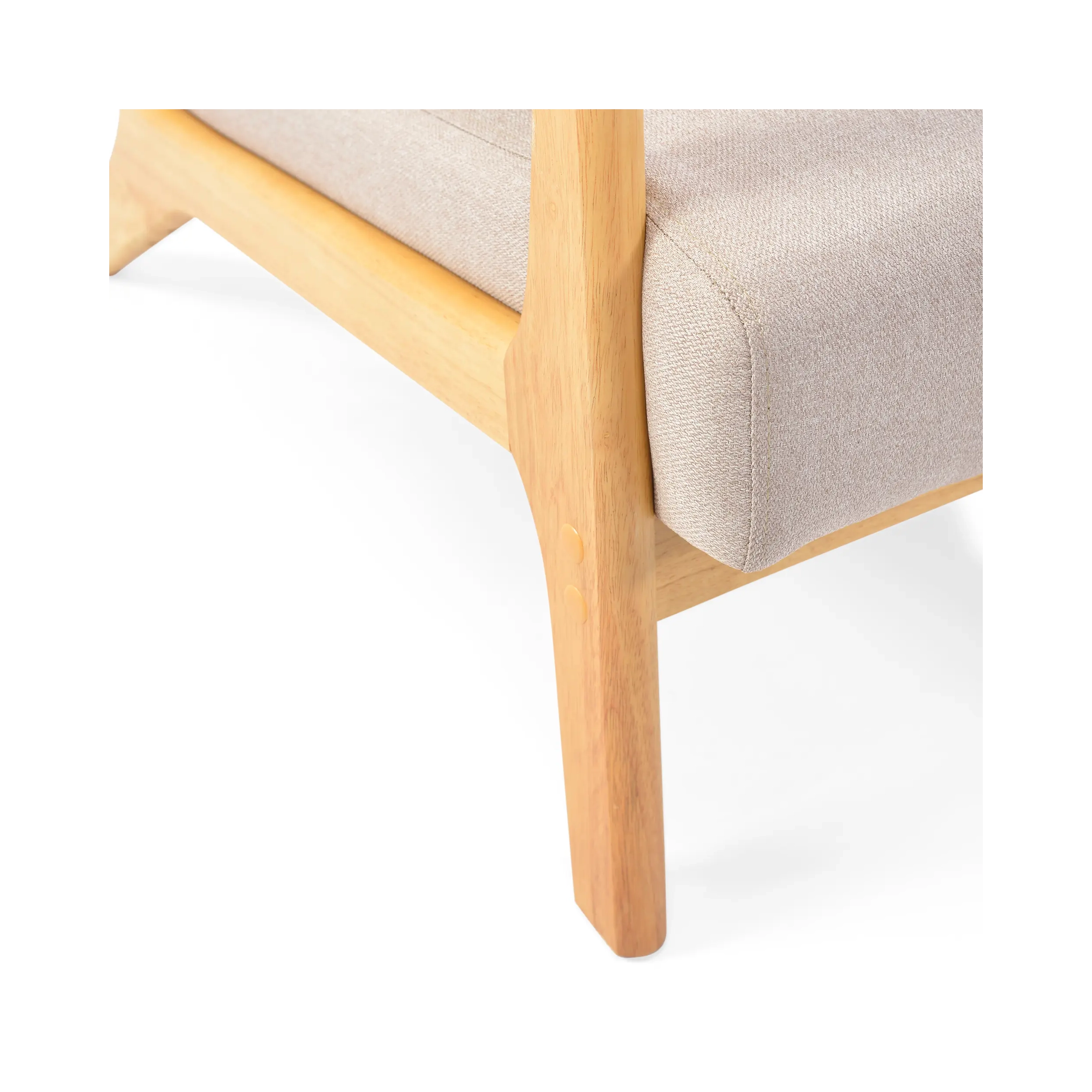 Fauteuil scandinavisch met lendenkussen - Colmar
