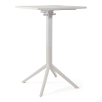 Mesa alta dobrável de plástico para exterior - Moises