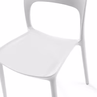 Stapelbarer Stuhl aus Polypropylen für den Außenbereich - Pavilon