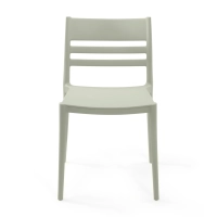 Sedia impilabile in polipropilene adatta all'uso esterno - Creta