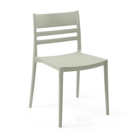 Chaise empilable en polypropylène pour usage extérieur - Creta