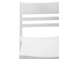 Silla apilable de polipropileno apta para exterior - Creta