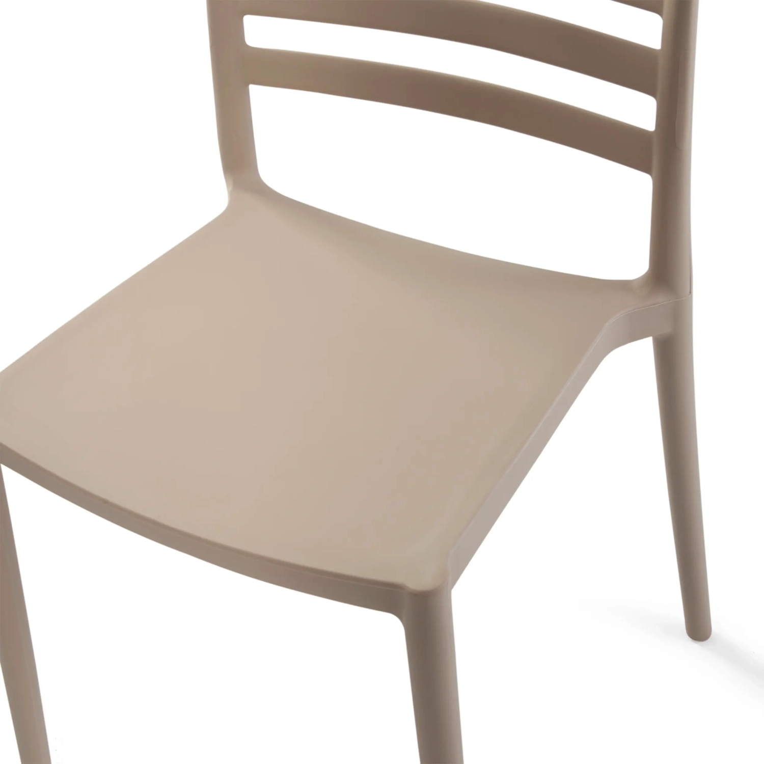 Chaise empilable en polypropylène pour usage extérieur - Creta