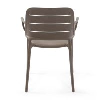 Silla de exterior en polipropileno apilable - Sunset
