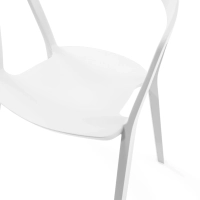 Chaise de salle à manger et d'extérieur empilable - Krilen