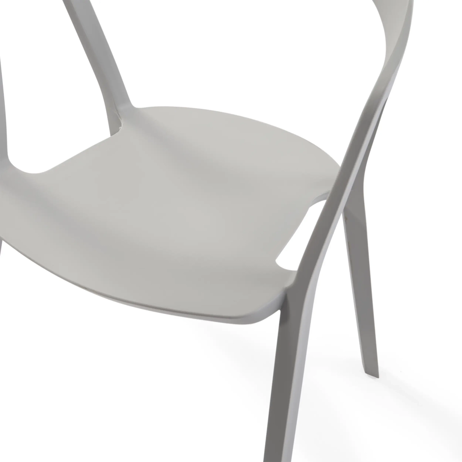Chaise de salle à manger et d'extérieur empilable - Krilen