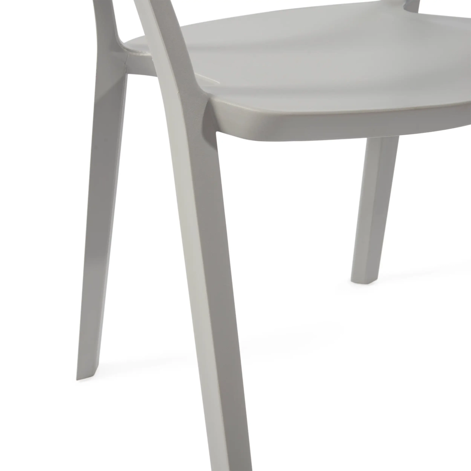 Chaise de salle à manger et d'extérieur empilable - Krilen