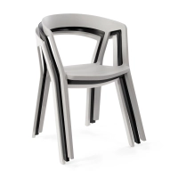 Stacking chair for dining and outdoor - Krilen