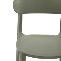 Cadeira de design em polipropileno empilhável - Sun