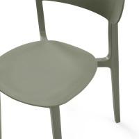 Stohovatelná designová židle z polypropylenu - Sun