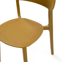 Silla de diseño en polipropileno apilable - Sun